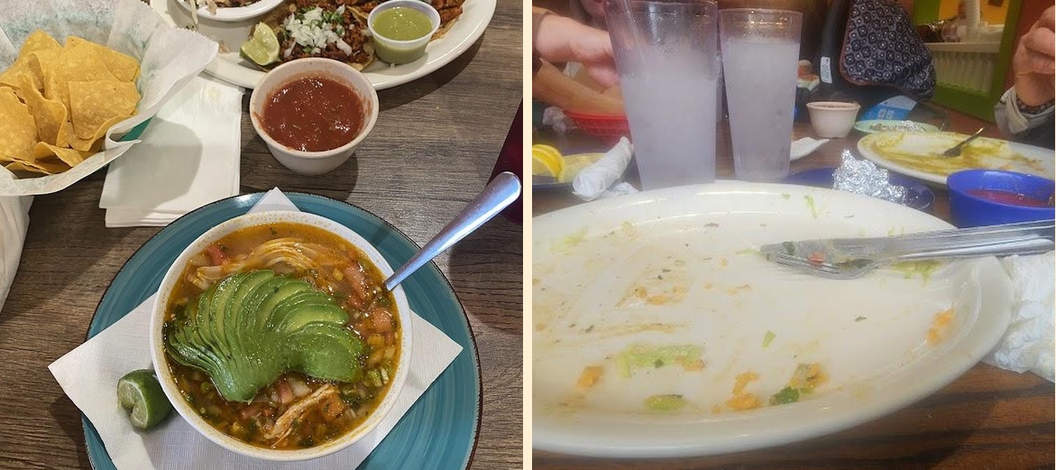 La Cazuela Mexican Cuisine Menu